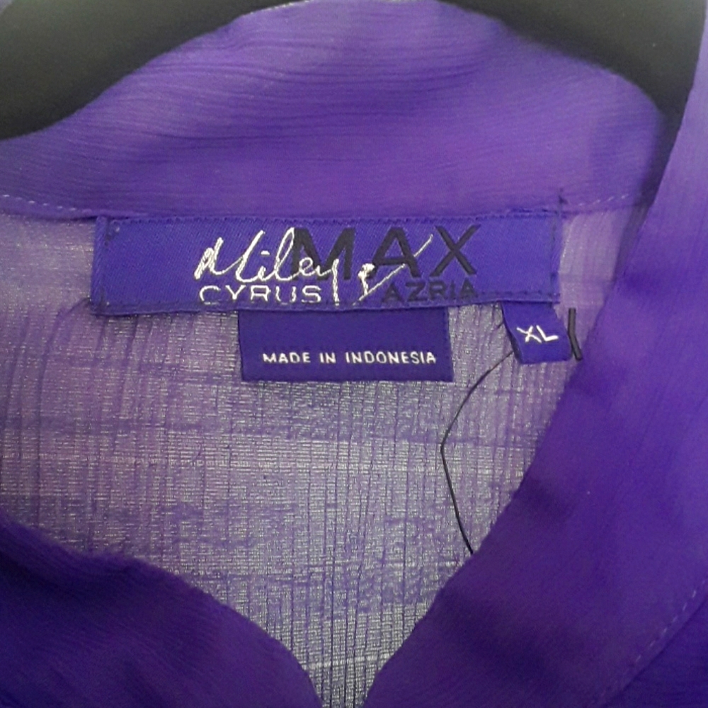 Purple Ruffled Top - Picture 4 of 6
